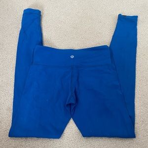 Reversible Black and Blue Lululemon Leggings Size S